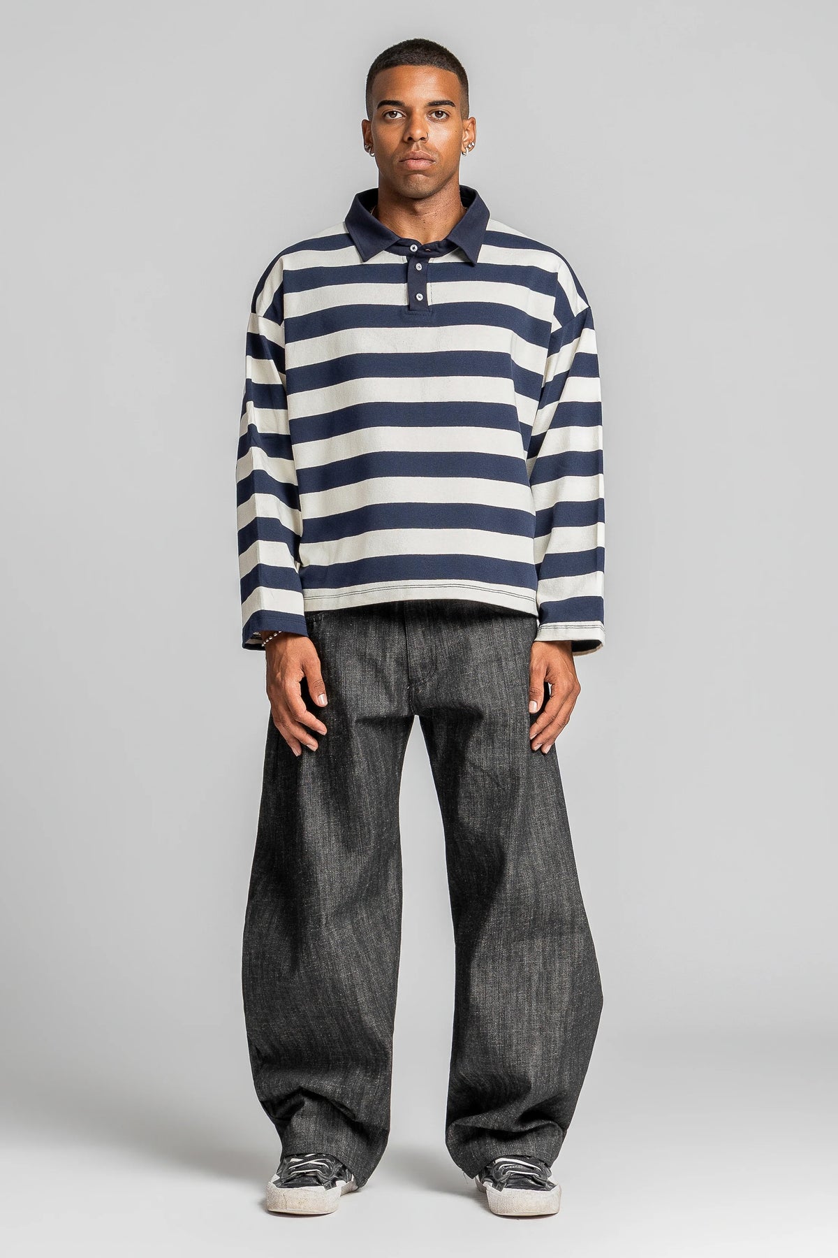 CAMPUS RUGBY POLO NAVY/OFF-WHITE