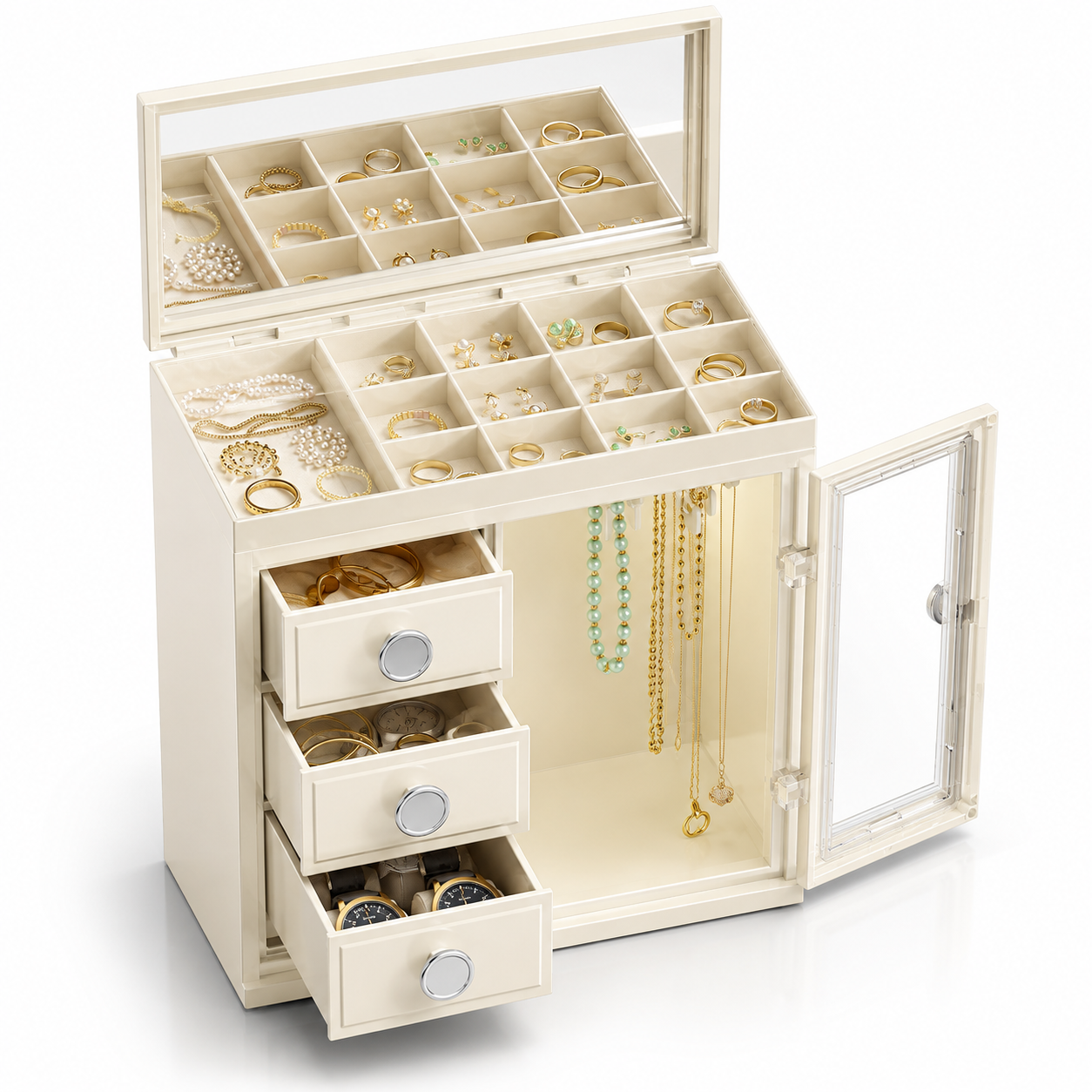 Joyero Plastico Organizador Accesorios